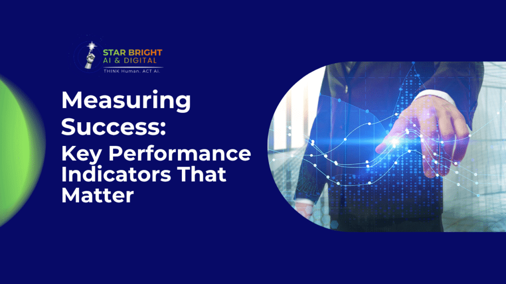 A business professional reaches out to touch a digital interface displaying data graphs, highlighting key performance indicators.
